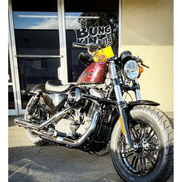 Bung King Forward Control Highway Peg Crash Sky Bar for Harley Sportster - Image 4