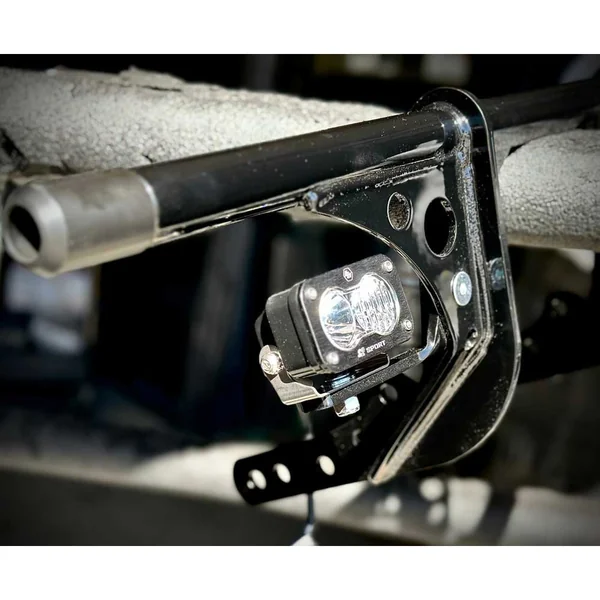 Bung King S2 Fog Light Gusset Mount for 2018-2024 Softail & Sportster - Image 2