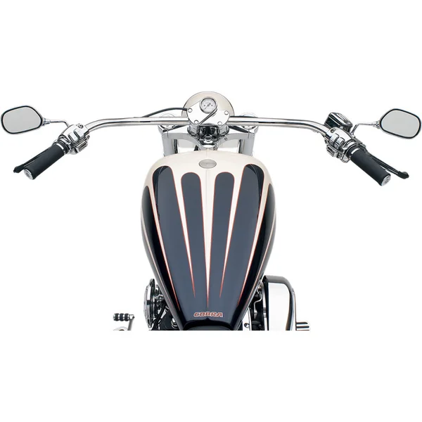 Burly 1" Chrome Bikini Beach Bars Handlebar - Image 2