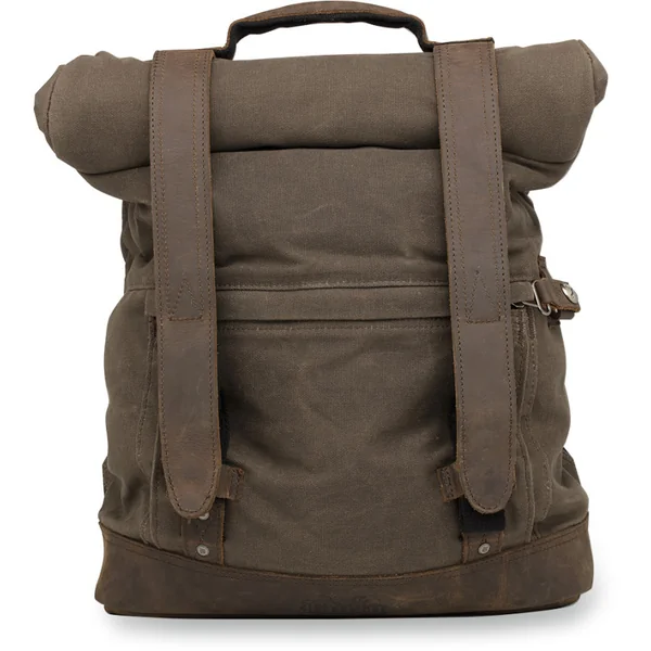 Burly Roll Top Backpack - Dark Oak - Image 2