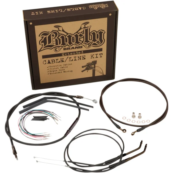 Burly T-Bar Cable and Brake Line Kit for 2007-2013 Harley Sportster