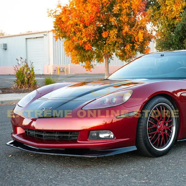 C6 Corvette Aerodynamic ZR1 Full Body Kit, Painted Glossy Black2005-2013 C6 Corvette Base - Image 3