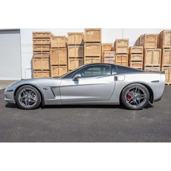 C6 Corvette Front & Rear Splash Guard Mud Flaps, Carbon Fiber2005-2013 C6 Corvette Base - Image 4