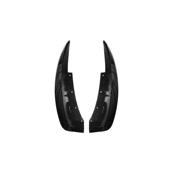 C6 Corvette Front & Rear Splash Guard Mud Flaps, Gloss Black2005-2013 C6 Corvette Base - Image 3