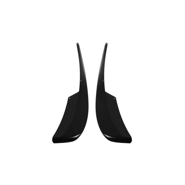 C6 Corvette Rear Splash Guard Mud Flaps, Unpainted2005-2013 C6 Corvette Base - Image 2