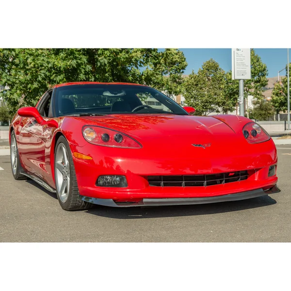 C6 Corvette ZR1-Style Front Lip Splitter, Hydro-Dipped Carbon Fiber2005-2013 Corvette C6 Base - Image 3
