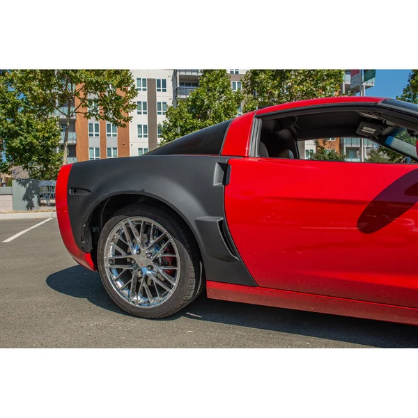 C6 Corvette ZR1-Style Widebody Conversion Rear Fenders, Carbon Fiber2005-2013 Corvette - Image 5