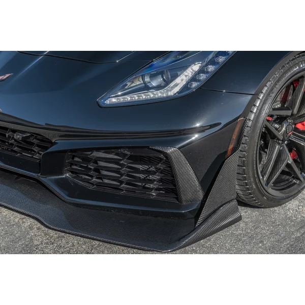 C7 Corvette Extended Package Front Splitter, Carbon Fiber2019 Corvette ZR1 - Image 4