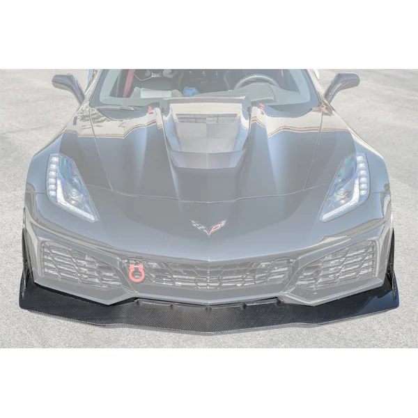 C7 Corvette Extended Package Front Splitter w/ Side Winglets, Carbon Fiber2019 Corvette ZR1