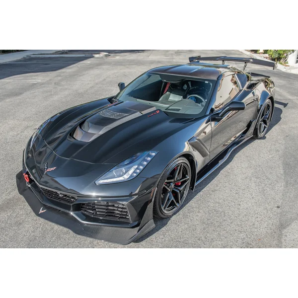 C7 Corvette Extended Package Front Splitter w/ Side Winglets, Carbon Fiber2019 Corvette ZR1 - Image 4