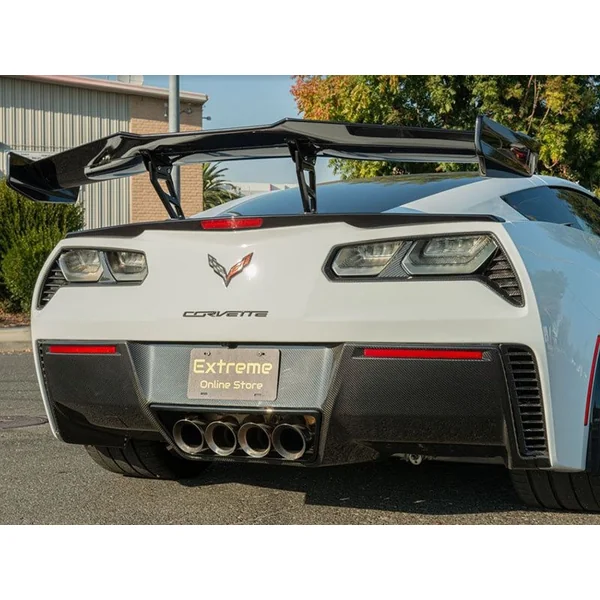 C7 Corvette Rear Bumper Diffuser, Carbon Fiber2014-2019 C7 Corvette - Image 2