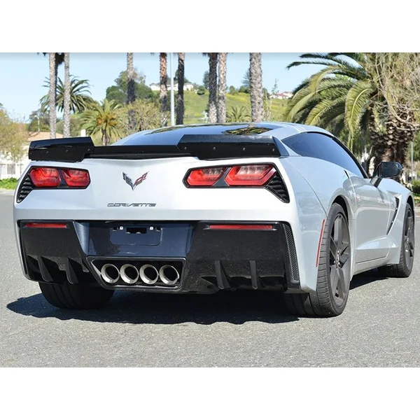 C7 Corvette Rear Bumper Diffuser Fins, Carbon Flash2014-2019 C7 Corvette Non-ZR1