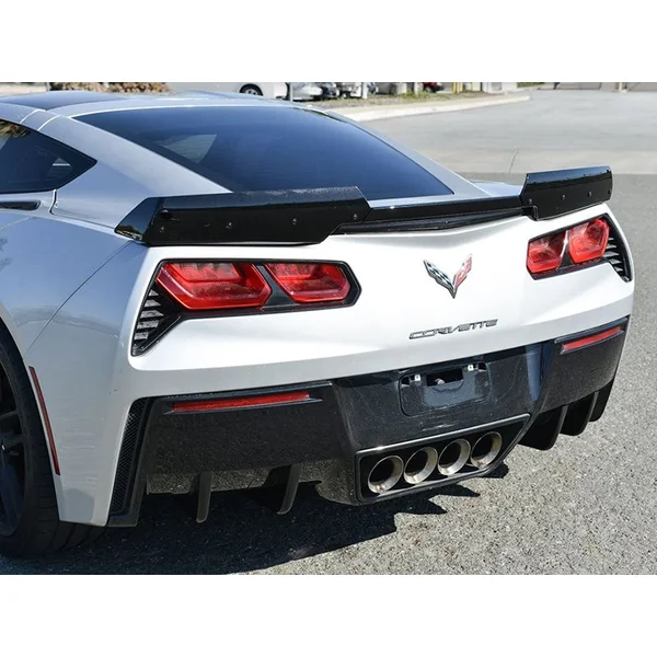C7 Corvette Rear Bumper Diffuser Fins, Carbon Flash2014-2019 C7 Corvette Non-ZR1 - Image 7