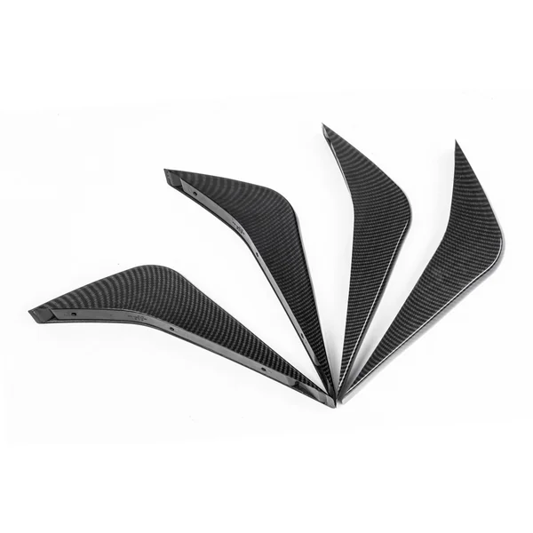 C7 Corvette Rear Bumper Diffuser Fins, Hydro-Dipped Carbon2014-2019 C7 Corvette Non-ZR1 - Image 2