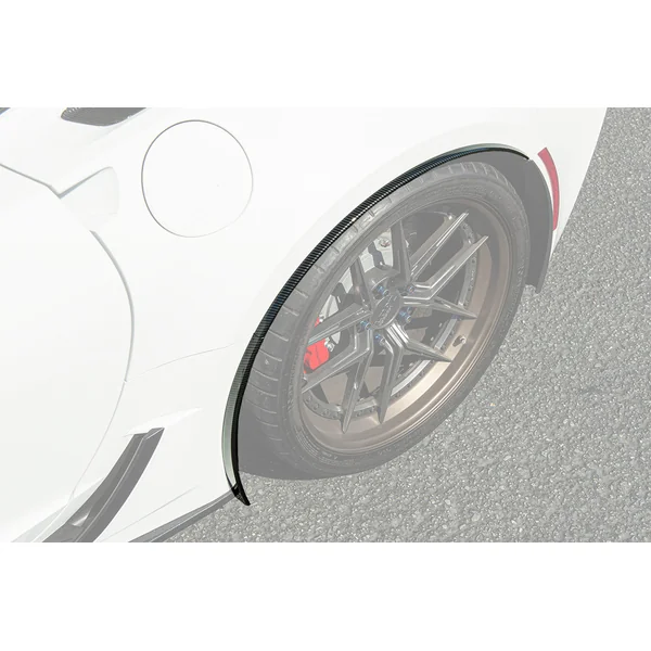 C7 Corvette Rear Quarter Panel Extension, Hydro-Dipped Carbon Fiber2014-2019 Corvette Z06 & Grand Sport