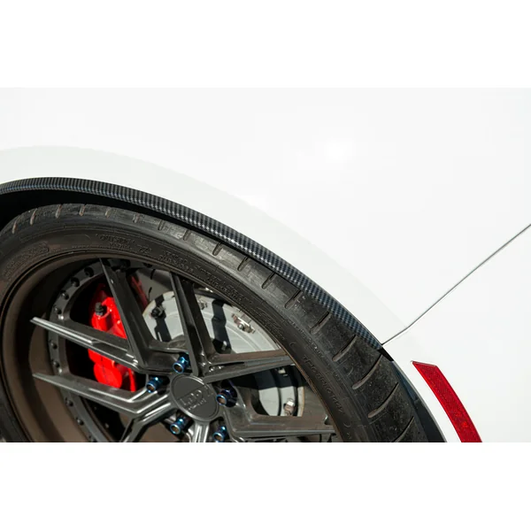 C7 Corvette Rear Quarter Panel Extension, Hydro-Dipped Carbon Fiber2014-2019 Corvette Z06 & Grand Sport - Image 4