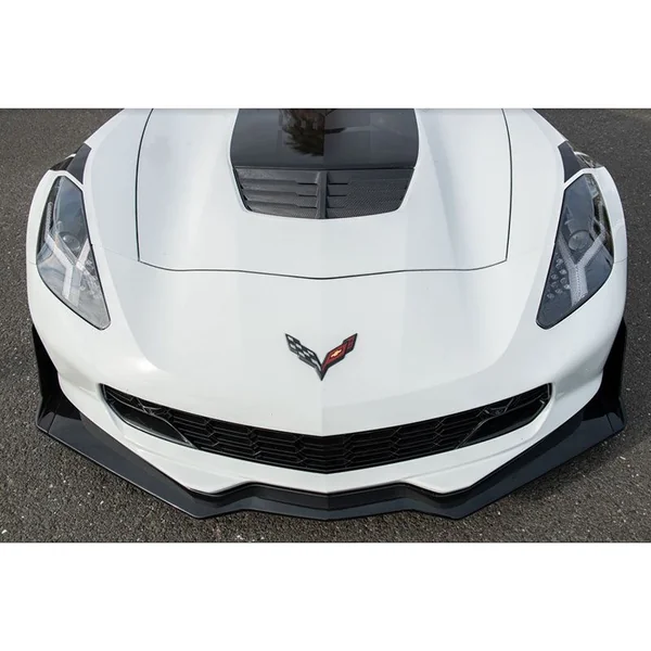 C7 Corvette Stage 3.5 ZR1-Style Extended Front Splitter, Carbon Flash2014-2019 C7 Corvette Non-ZR1 - Image 7