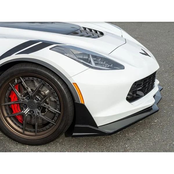 C7 Corvette Stage 3.5 ZR1-Style Extended Front Splitter, Carbon Flash2014-2019 C7 Corvette Non-ZR1 - Image 8
