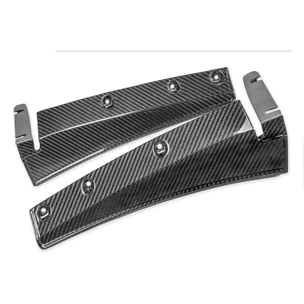 C7 Corvette Stage 3 Front Splitter Wickerbill Extension Winglets, Carbon Flash2014-2019 C7 Corvette w/ Stage 2 Style Front Splitter - Image 2