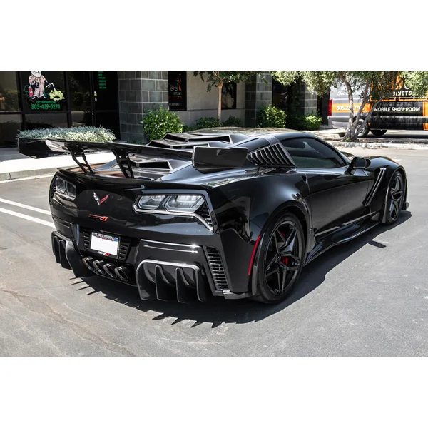 C7 Corvette Upper Rear Wing Spoiler, Carbon Fiber2019 C7 Corvette ZR1 - Image 4