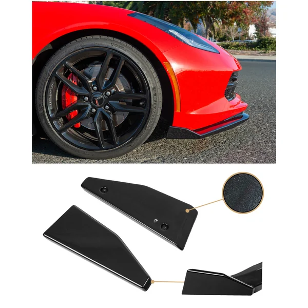 C7 Corvette Z06 Stage 2 Side Winglets Extensions, Unpainted2014-2019 C7 Corvette Non-ZR1 - Image 5