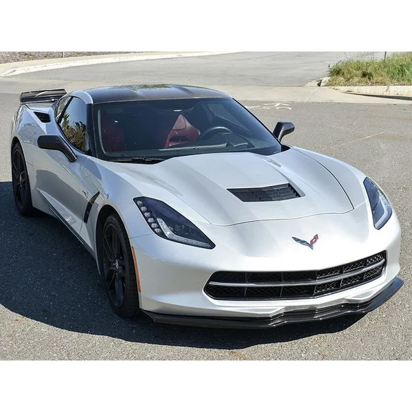 C7 Corvette Z07 Stage 2 Front Splitter, Carbon Flash2014-2019 C7 Corvette Non-ZR1 - Image 7