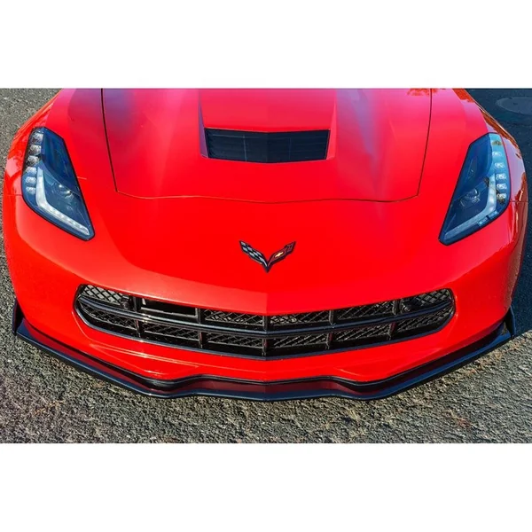 C7 Corvette Z07 Stage 2 Front Splitter w/ Stage 2 Side Winglets, Carbon Flash2014-2019 C7 Corvette Non-ZR1 - Image 6