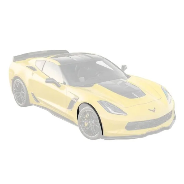 C7 Corvette Z07-Style Front Fender Flares, Carbon Flash2014-2019 C7 Corvette