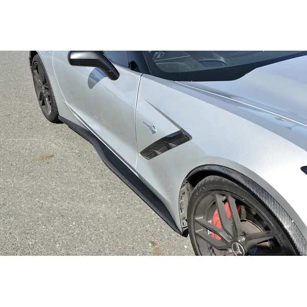 C7 Corvette Z07-Style Side Skirts, Carbon Fiber2014-2019 C7 Corvette Non-ZR1 - Image 2