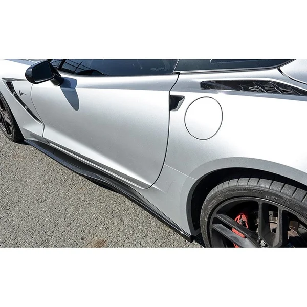 C7 Corvette Z07-Style Side Skirts, Carbon Flash2014-2019 C7 Corvette Non-ZR1 - Image 6