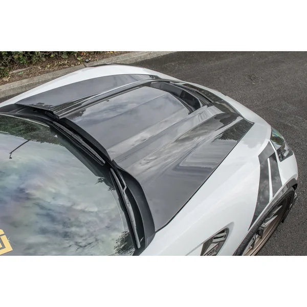 C7 Corvette ZR1-Style Cowl Vented Extractor Hood, Carbon Fiber2014-2019 Corvette Non-ZR1 - Image 4