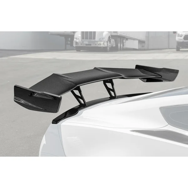 C7 Corvette ZR1-Style Extended High Wing Rear Spoiler, Carbon Fiber2014-2019 C7 Corvette Grand Sport & Z06