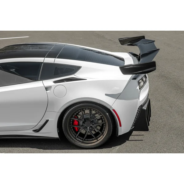 C7 Corvette ZR1-Style Extended High Wing Rear Spoiler, Carbon Fiber2014-2019 C7 Corvette Grand Sport & Z06 - Image 8