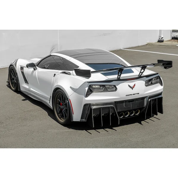 C7 Corvette ZR1-Style Extended High Wing Rear Spoiler, Carbon Fiber2014-2019 C7 Corvette Grand Sport & Z06 - Image 10