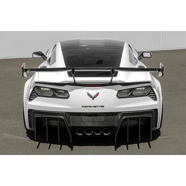 C7 Corvette ZR1-Style Extended High Wing Rear Spoiler, Carbon Fiber2014-2019 C7 Corvette Stingray & Z51 - Image 6