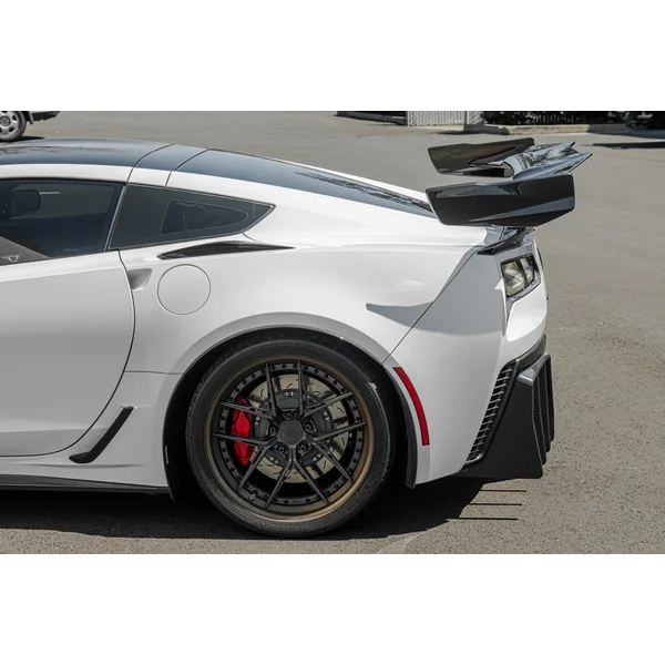 C7 Corvette ZR1-Style Extended High Wing Rear Spoiler, Carbon Fiber2014-2019 C7 Corvette Stingray & Z51 - Image 9