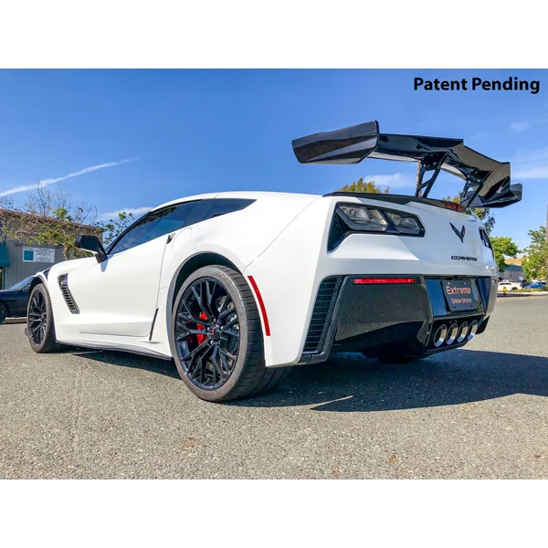 C7 Corvette ZR1-Style Rear High Wing Spoiler, Painted Carbon Flash2014-2019 C7 Corvette Grand Sport & Z06 - Image 7