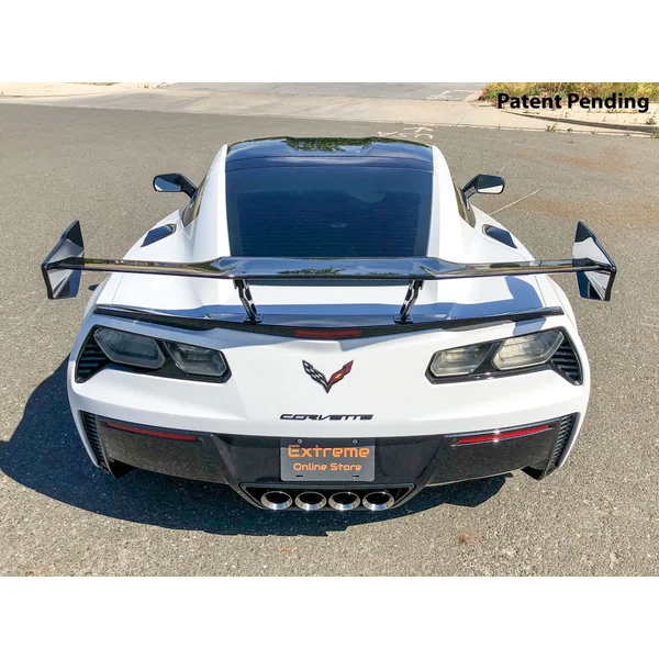 C7 Corvette ZR1-Style Rear High Wing Spoiler, Painted Carbon Flash2014-2019 C7 Corvette Grand Sport & Z06 - Image 9