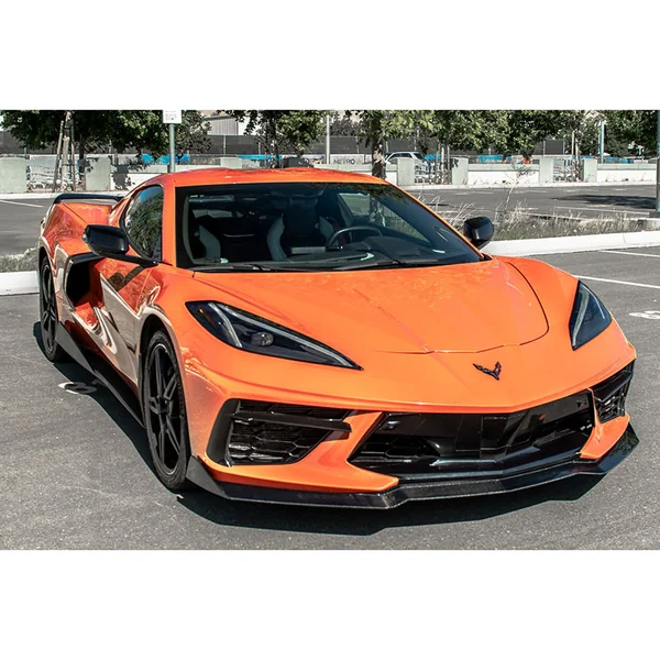 C8 Corvette 5VM-Style 1-Piece Front Splitter, Carbon Fiber2020-2026 C8 Corvette Stingray & Z51 - Image 4