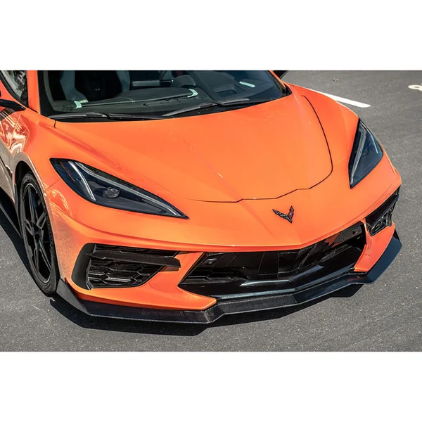 C8 Corvette 5VM-Style 1-Piece Front Splitter, Carbon Fiber2020-2026 C8 Corvette Stingray & Z51 - Image 5