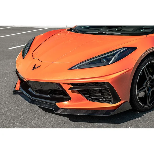 C8 Corvette 5VM-Style 1-Piece Front Splitter, Carbon Fiber2020-2026 C8 Corvette Stingray & Z51 - Image 6