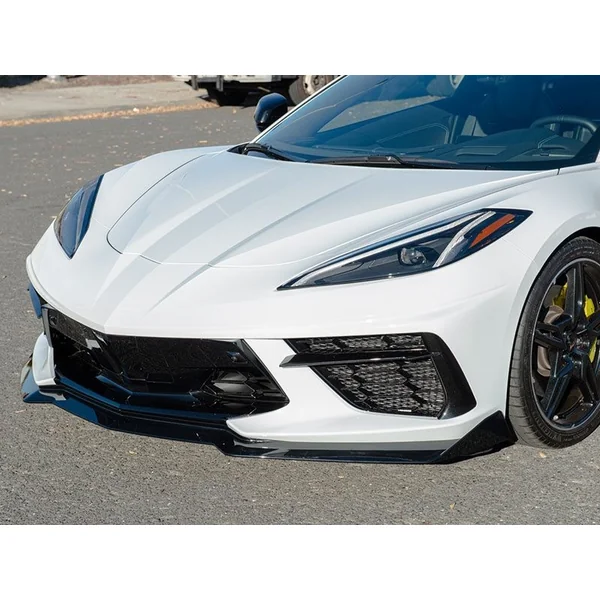C8 Corvette 5VM-Style Front Splitter, Carbon Flash2020-2026 C8 Corvette Stingray & Z51 - Image 3