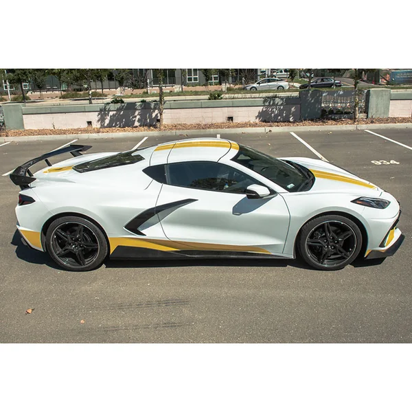 C8 Corvette 5VM-Style Side Skirts, Carbon Fiber2020-2026 C8 Corvette Stingray & Z51 - Image 3
