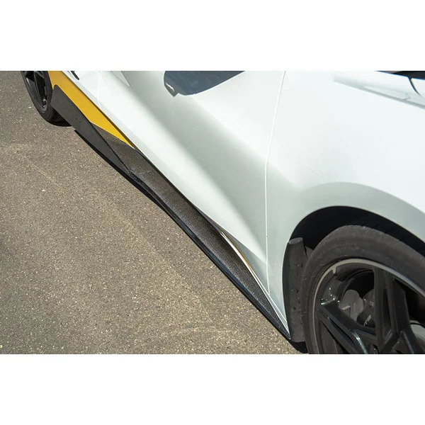 C8 Corvette 5VM-Style Side Skirts, Carbon Fiber2020-2026 C8 Corvette Stingray & Z51 - Image 4