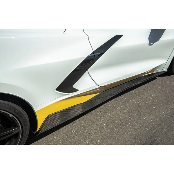 C8 Corvette 5VM-Style Side Skirts, Carbon Fiber2020-2026 C8 Corvette Stingray & Z51 - Image 5