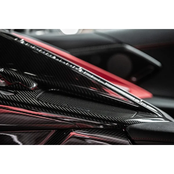 C8 Corvette Center Console Cup Holder Cover, Carbon Fiber2020-2025 Corvette - Image 4