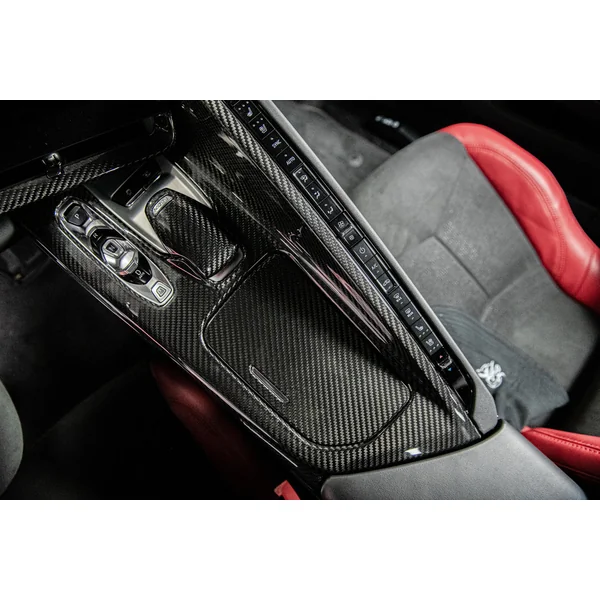 C8 Corvette Center Console Cup Holder Cover, Carbon Fiber2020-2025 Corvette - Image 5