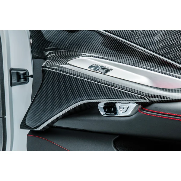C8 Corvette Door Pillar Panel Cover, Carbon Fiber2020-2025 Corvette C8 - Image 3
