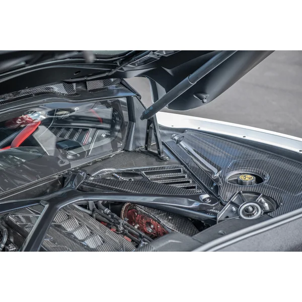 C8 Corvette Engine Bay Corner Vent Cover, Carbon Fiber2020-2026 Corvette C8 Coupe - Image 5