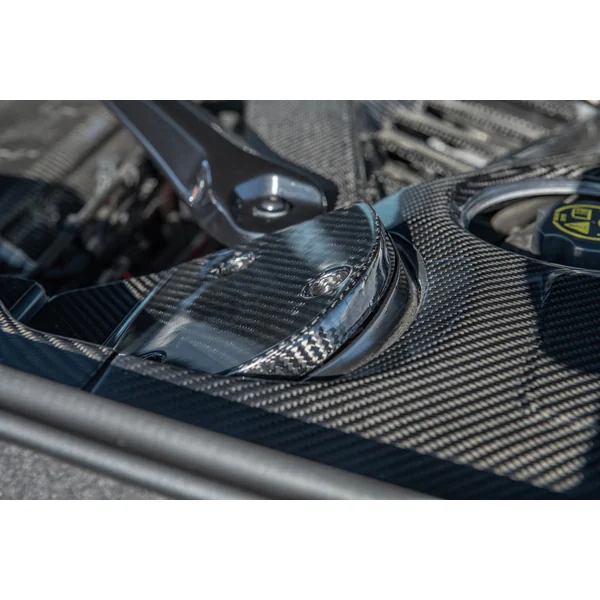 C8 Corvette Engine Bay Strut Covers, Carbon Fiber2020-2026 Corvette C8 - Image 3
